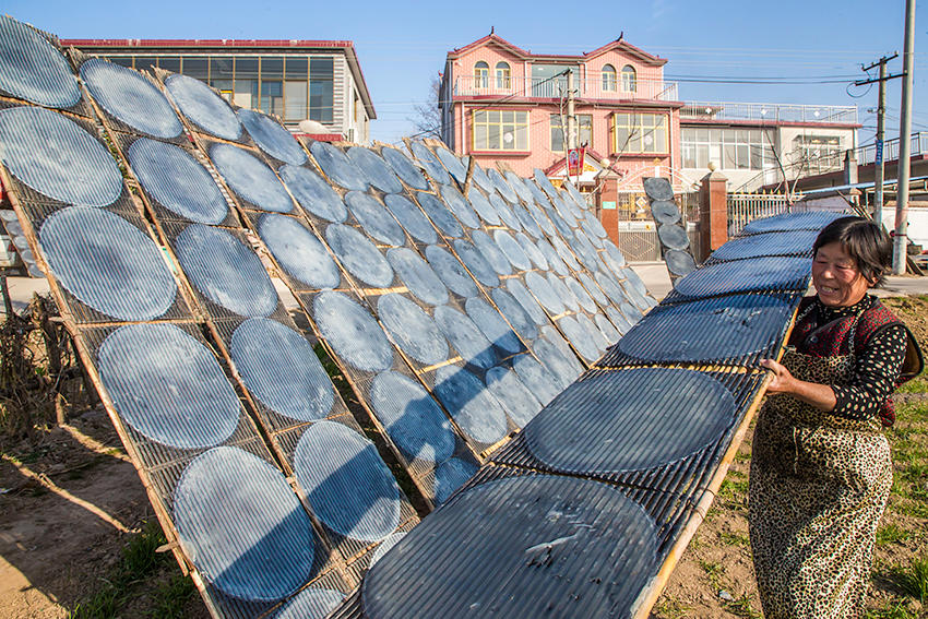 見過傳統(tǒng)技法做粉皮嗎？隨鏡頭走進豫東農(nóng)村看看吧